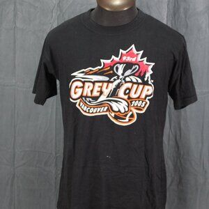 Retro CFL Shirt - 2005 Grey Cup Official Logo - Men's Medium